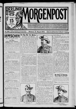 Berliner Morgenpost vom 17.08.1904