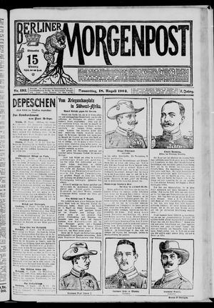 Berliner Morgenpost vom 18.08.1904