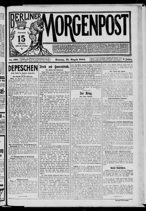 Berliner Morgenpost vom 21.08.1904