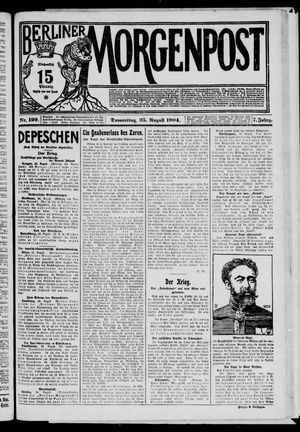 Berliner Morgenpost vom 25.08.1904