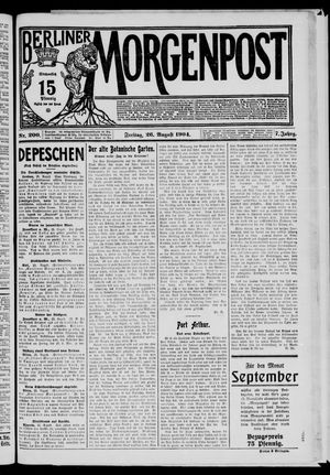 Berliner Morgenpost vom 26.08.1904