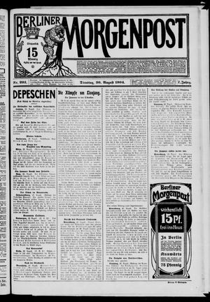 Berliner Morgenpost vom 30.08.1904