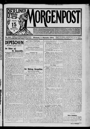 Berliner Morgenpost vom 07.09.1904