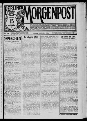 Berliner Morgenpost vom 09.10.1904