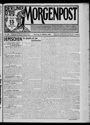 Berliner Morgenpost vom 11.10.1904
