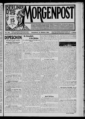 Berliner Morgenpost vom 22.10.1904