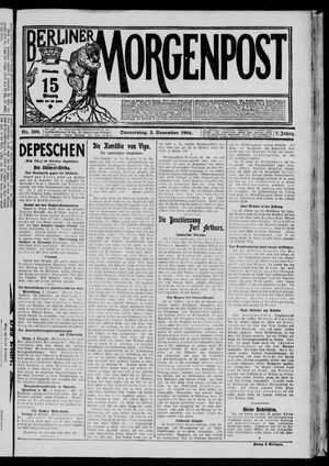 Berliner Morgenpost vom 03.11.1904