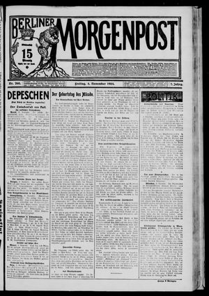 Berliner Morgenpost vom 04.11.1904