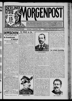 Berliner Morgenpost vom 06.11.1904