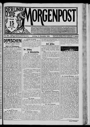 Berliner Morgenpost vom 11.11.1904