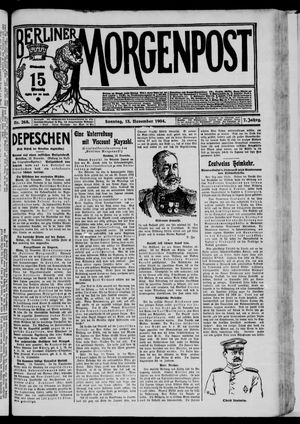 Berliner Morgenpost vom 13.11.1904
