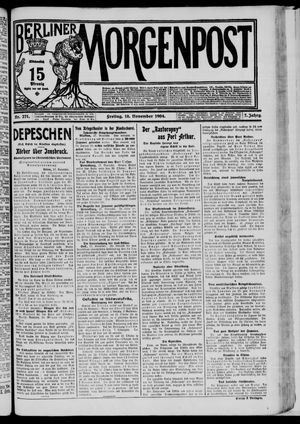 Berliner Morgenpost vom 18.11.1904