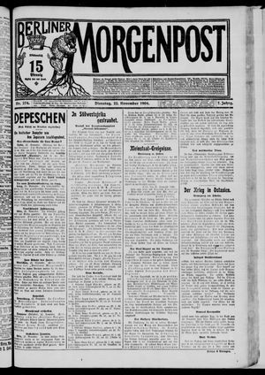 Berliner Morgenpost vom 22.11.1904