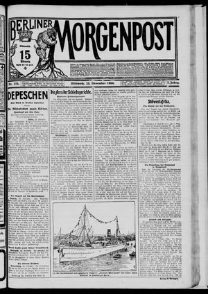 Berliner Morgenpost vom 23.11.1904