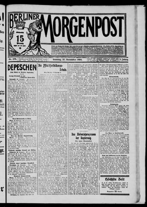 Berliner Morgenpost vom 27.11.1904