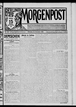Berliner Morgenpost vom 30.11.1904