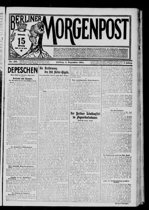 Berliner Morgenpost vom 02.12.1904