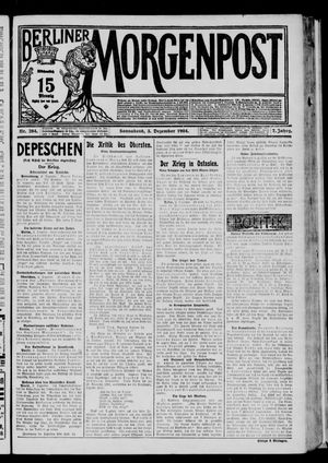 Berliner Morgenpost vom 03.12.1904