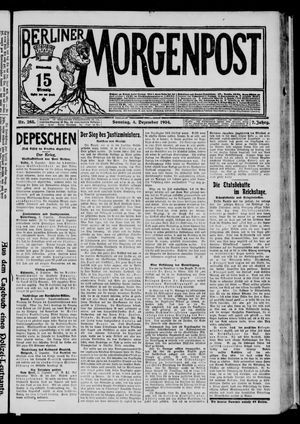 Berliner Morgenpost vom 04.12.1904