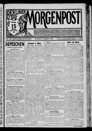Berliner Morgenpost vom 06.12.1904