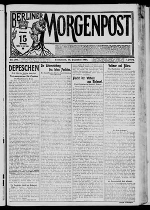 Berliner Morgenpost vom 10.12.1904