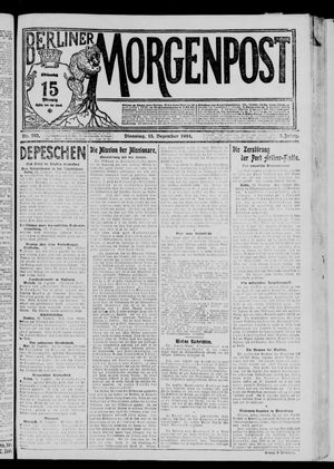 Berliner Morgenpost vom 13.12.1904