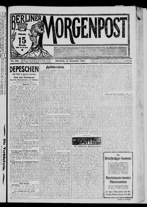Berliner Morgenpost vom 14.12.1904