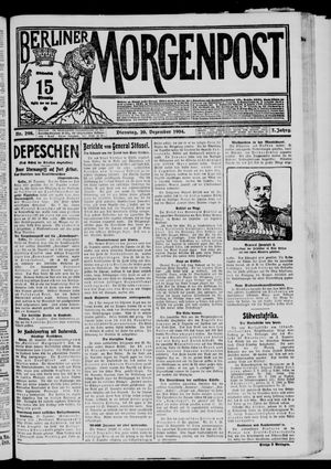 Berliner Morgenpost vom 20.12.1904
