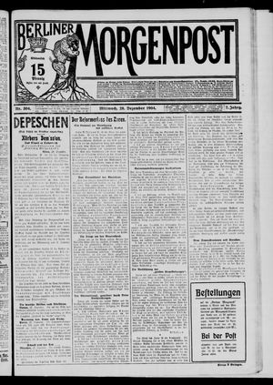 Berliner Morgenpost vom 28.12.1904