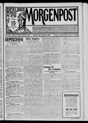 Berliner Morgenpost vom 30.12.1904