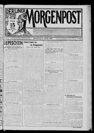 Berliner Morgenpost vom 05.01.1905