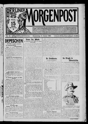 Berliner Morgenpost vom 12.01.1905
