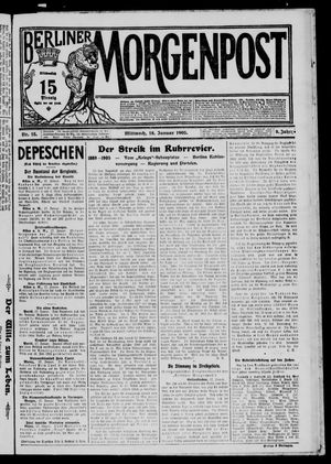 Berliner Morgenpost vom 18.01.1905
