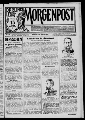 Berliner Morgenpost vom 24.01.1905
