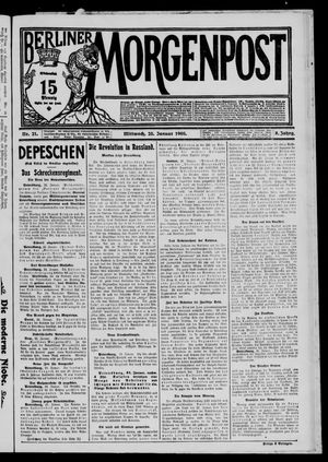 Berliner Morgenpost vom 25.01.1905