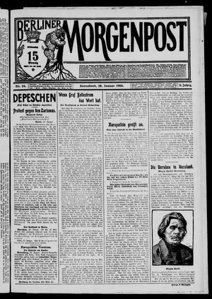 Berliner Morgenpost on Jan 28, 1905