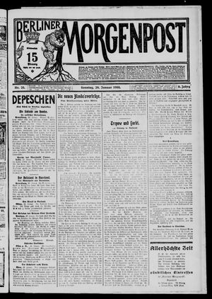 Berliner Morgenpost vom 29.01.1905
