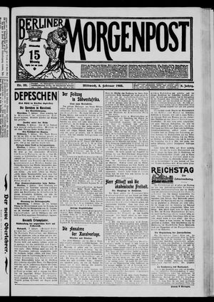 Berliner Morgenpost vom 08.02.1905
