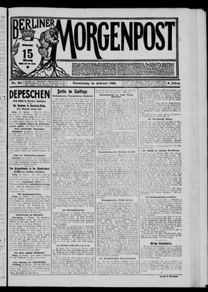 Berliner Morgenpost vom 16.02.1905