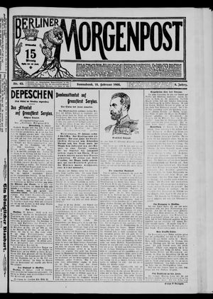 Berliner Morgenpost vom 18.02.1905