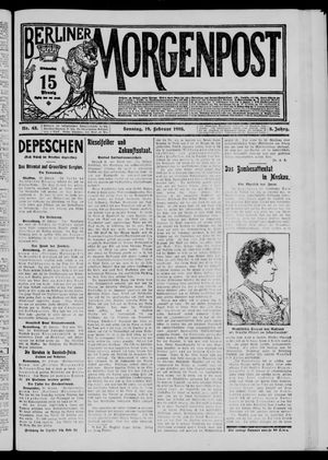 Berliner Morgenpost vom 19.02.1905