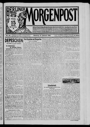 Berliner Morgenpost on Feb 21, 1905