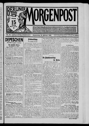 Berliner Morgenpost vom 23.02.1905