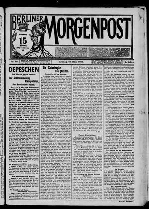 Berliner Morgenpost vom 10.03.1905