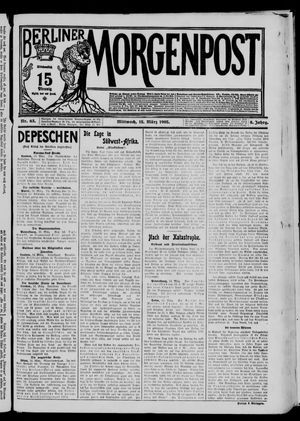 Berliner Morgenpost vom 15.03.1905