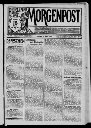 Berliner Morgenpost vom 19.03.1905