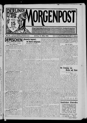 Berliner Morgenpost vom 24.03.1905