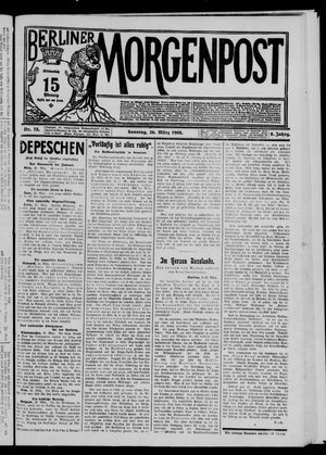 Berliner Morgenpost vom 26.03.1905