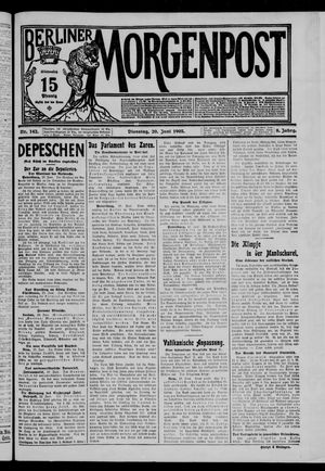 Berliner Morgenpost vom 20.06.1905