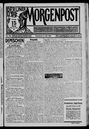 Berliner Morgenpost vom 08.07.1905
